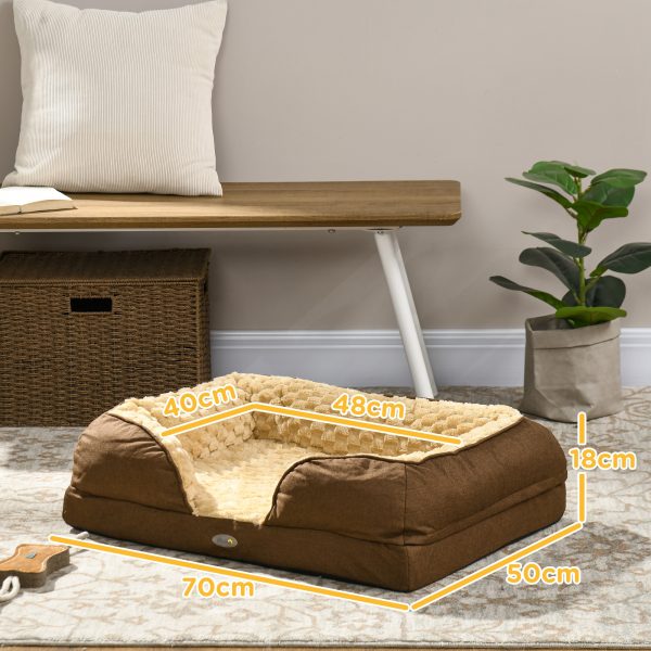 PawHut Dog Bed Calming Pet Bed Dog Mattress for Small Dogs - Image 5