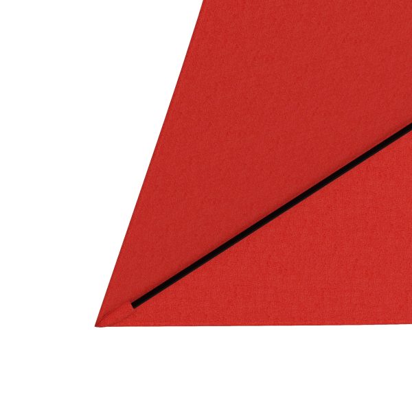 Outsunny 2 x 3(m) Garden Parasol Rectangular Market Umbrella w/ Wine Red - Image 8