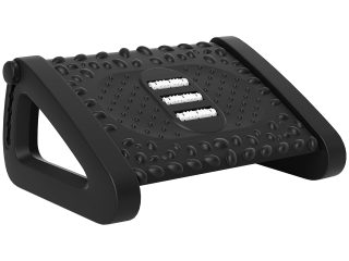 HOMCOM Non-Slip Foot Rest Under Desk Office Footrest with Adjustable Height