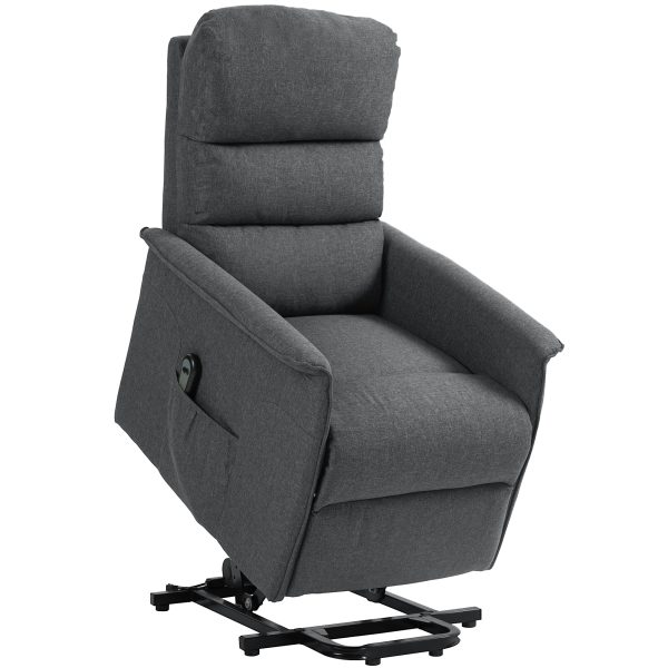 HOMCOM Power Lift Recliner Electric Reclining Chair with Remote Control