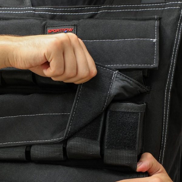30KG Adjustable Weighted Vest with 30 Metal Weights, Running Weight Vest - Image 8
