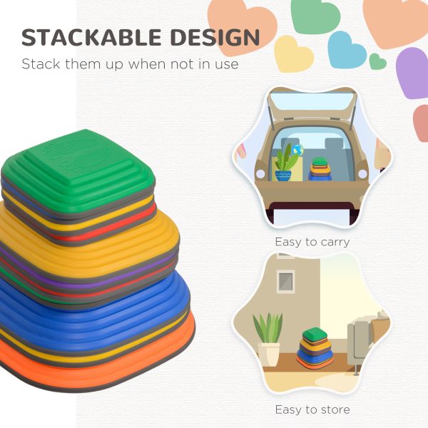 AIYAPLAY Balance Stepping Stones for Kids Indoor Outdoor Sensory Toy - Image 4