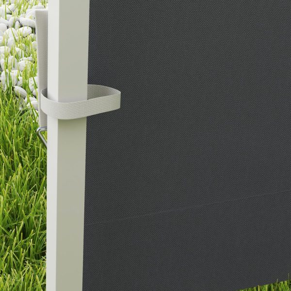 Outsunny Gazebo Replacement Exchangeable Wall Panels w/ Window, Dark Grey - Image 7