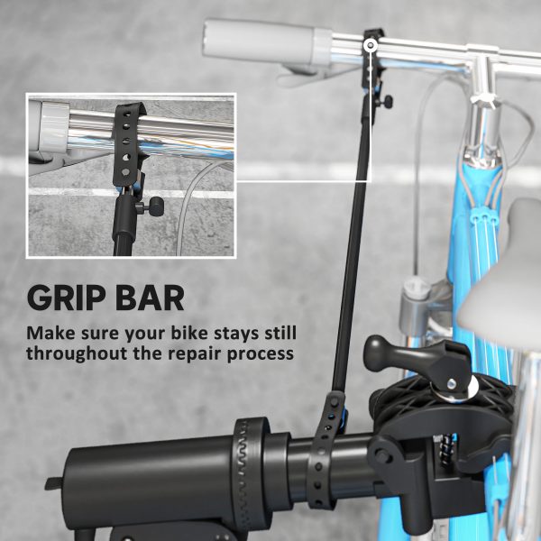 HOMCOM Bike Repair Stand, Max Load 40kg, Foldable, Height Adjustable - Image 4