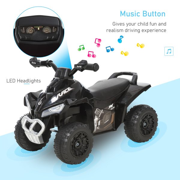 HOMCOM No Power Quad Toddler Ride on Car Foot-to-Floor Sliding - Image 3