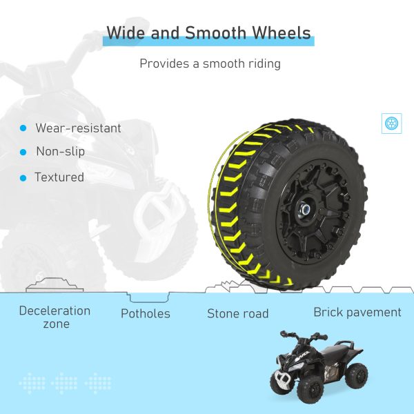 HOMCOM No Power Quad Toddler Ride on Car Foot-to-Floor Sliding - Image 4