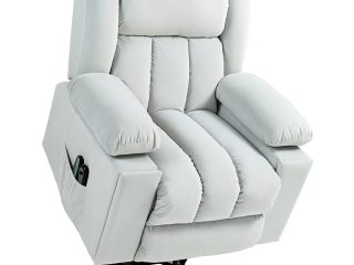 HOMCOM Power Lift Recliner Chair with Vibration Massage, USB