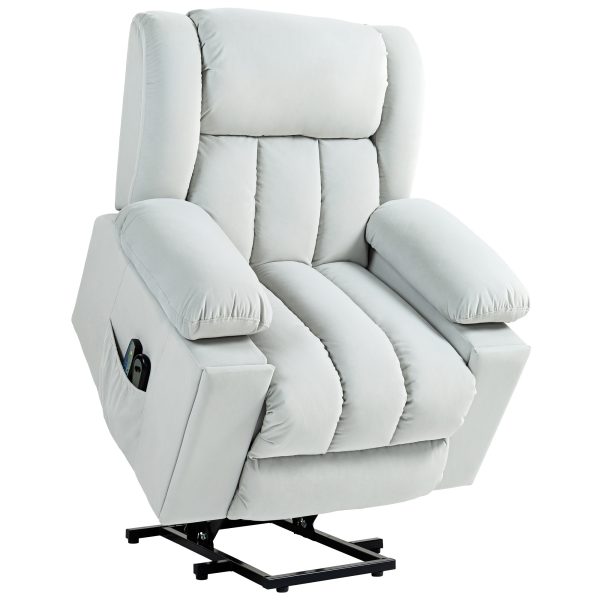 HOMCOM Power Lift Recliner Chair with Vibration Massage, USB