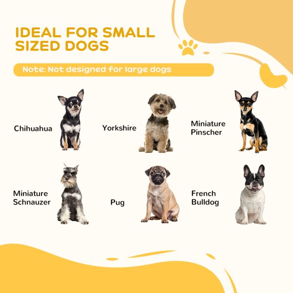 PawHut Freestanding Pet Gate Barrier 3 Pannel w/ Support Feet - Image 3