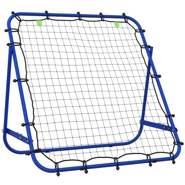 HOMCOM Rebounder Net Kids Adults Football Training Aid Adjustable