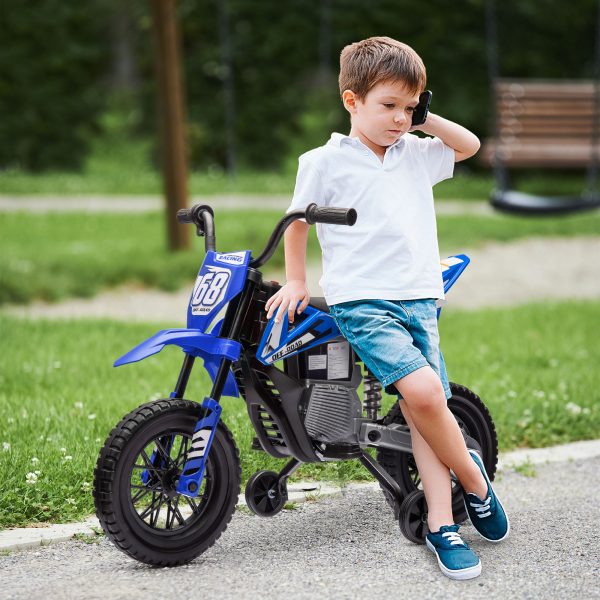 AIYAPLAY 12V Kids Electric Motorbike w/ Twist Grip Throttle, Music - Image 2
