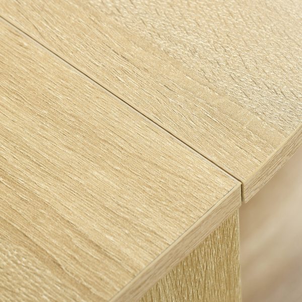 HOMCOM Folding Dining Table Foldable Drop Leaf Dinner Table for Kitchen - Image 6