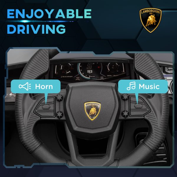 AIYAPLAY Lamborghini Revuelto Licensed Ride on Car w/ Suspension - Image 7