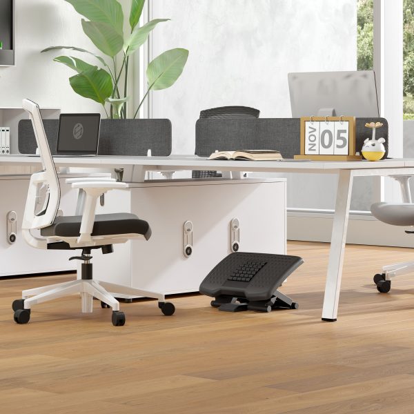 Foot Rest for Under Desk with Massage Function, Adjustable Angle and Height - Image 6