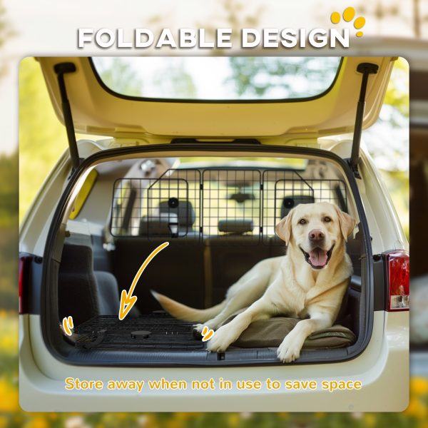 PawHut Dog Guard for SUVs, Vehicles, Vans, Car Barrier with Adjustable Width - Image 7
