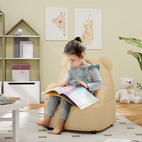 AIYAPLAY Kids Armchair, Bear Shaped Toddler Chair for Bedroom - Image 2