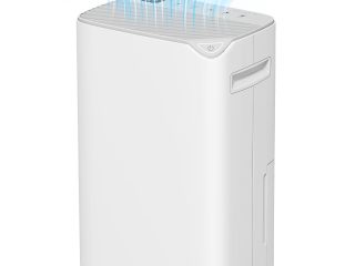 HOMCOM 20L/Day Small Dehumidifier for Home Damp Laundry, with 24H Timer