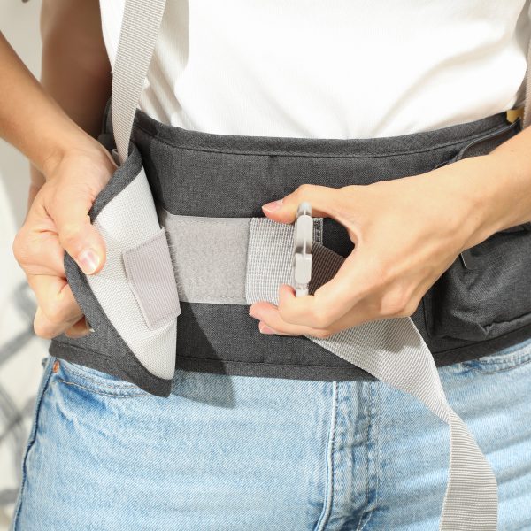 AIYAPLAY 6 in 1 Baby Carrier Newborn to Toddler with Removable Seat, Grey - Image 8