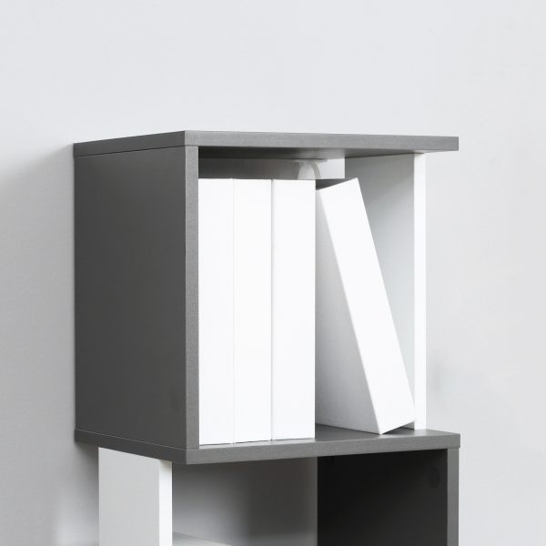 HOMCOM 5-Tier Bookshelf Freestanding Bookcase Storage Shelves - Image 8