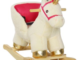 AIYAPLAY Rocking Horse Ride on Unicorn with Realistic Sound for 18-36 Months