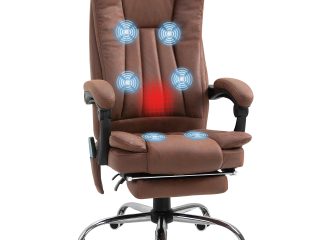 Vinsetto High Back Office Chair with Vibration Massage and Heat