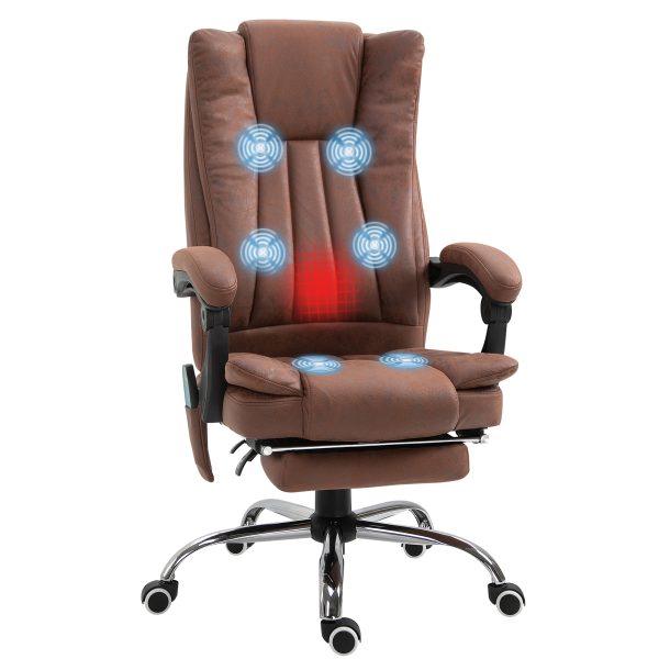 Vinsetto High Back Office Chair with Vibration Massage and Heat